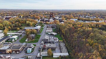 Alter Förderturm im Ruhrgebiet