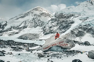Jost Kobusch im Everest Base Camp