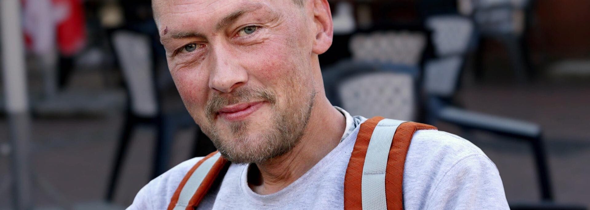 Heiko (45) kurz vor seiner Entlassung aus der JVA Kiel.