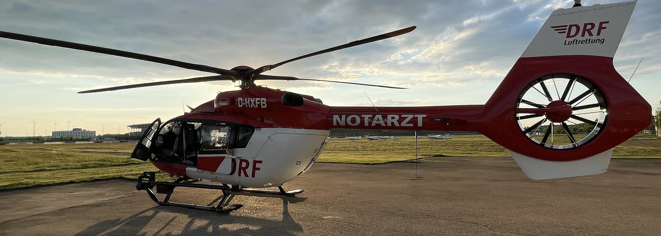 Die Helikopter der Station Freiburg ist startklar für den nächsten Einsatz