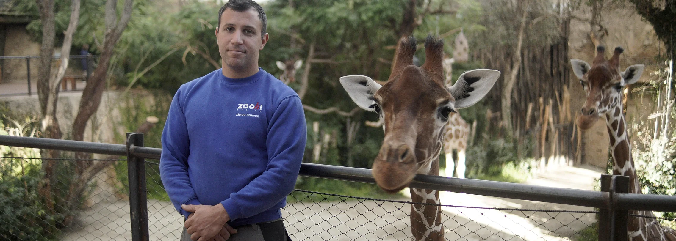  Tierpfleger Marco Brunner im Zoo Zürich