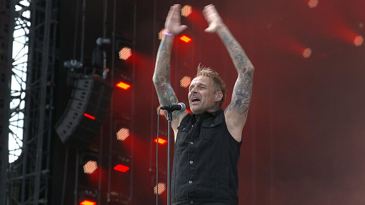 Sänger und Donots-Frontmann Ingo Knollmann