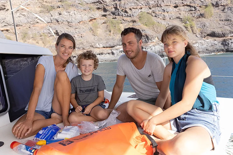 Familie Thumann auf der Insel Fogo auf den Kapverden