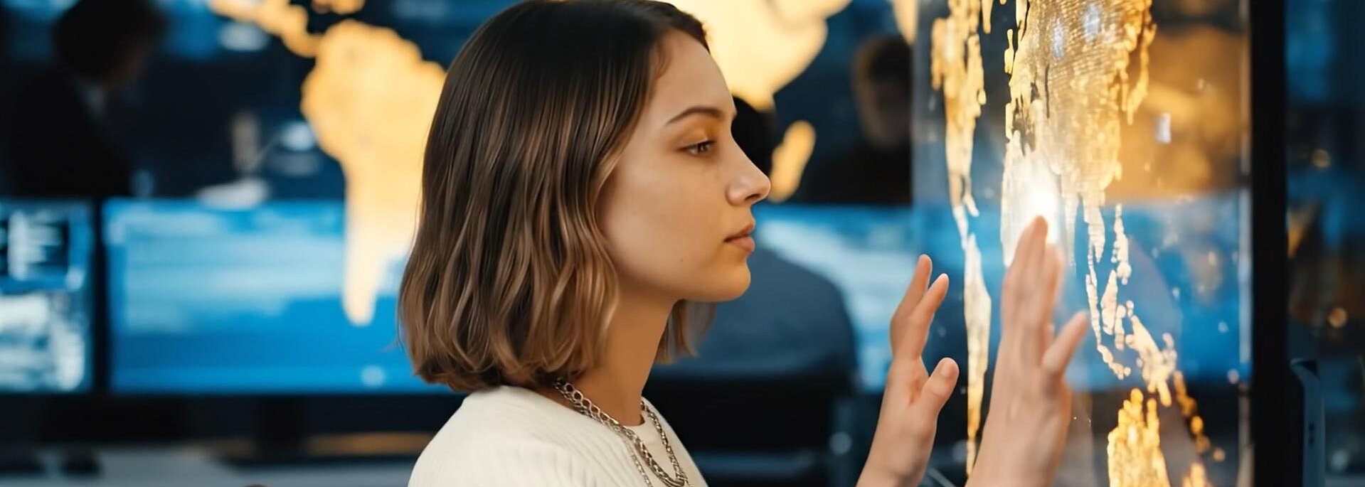 Der Film wirft mit KI einen Blick auf den Welthandel im Jahr 2035