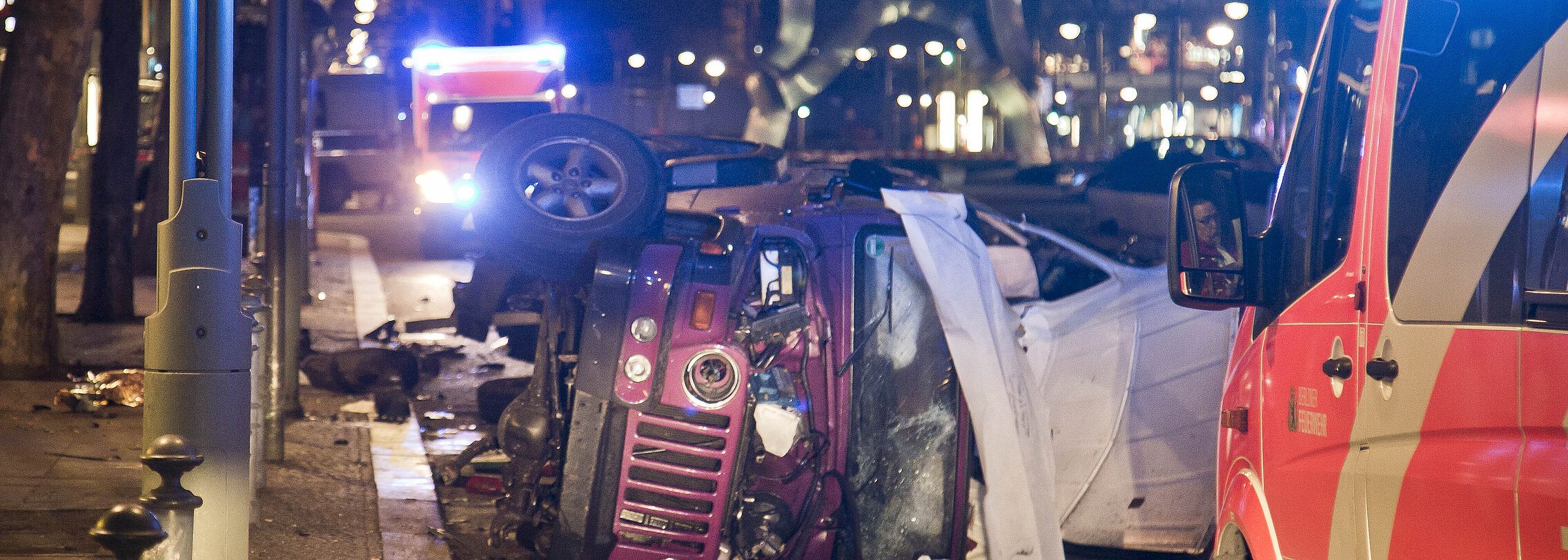 Unfallstelle in Berlin