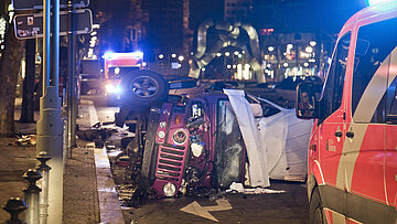 Unfallstelle in Berlin